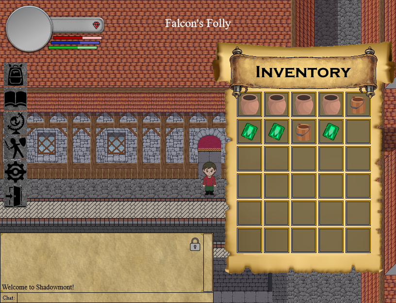 A screenshot of the Shadowmont game.
